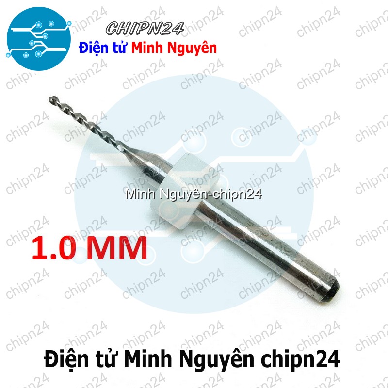 [2 cây] Mũi khoan mạch in CNC 1.0mm (Mạch điện tử, PCB)