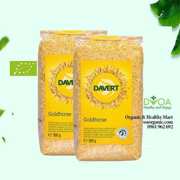 Hạt kê vàng hữu cơ Davert 500gr (organic)