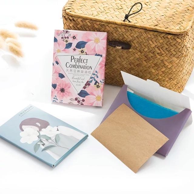 Thấm dầu Combo 3 gói giấy thấm dầu gói 50 miếng