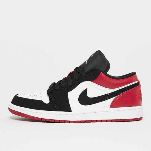 Giày Sneaker J0rdan 1 low Black toe ( JD1 đỏ đen )