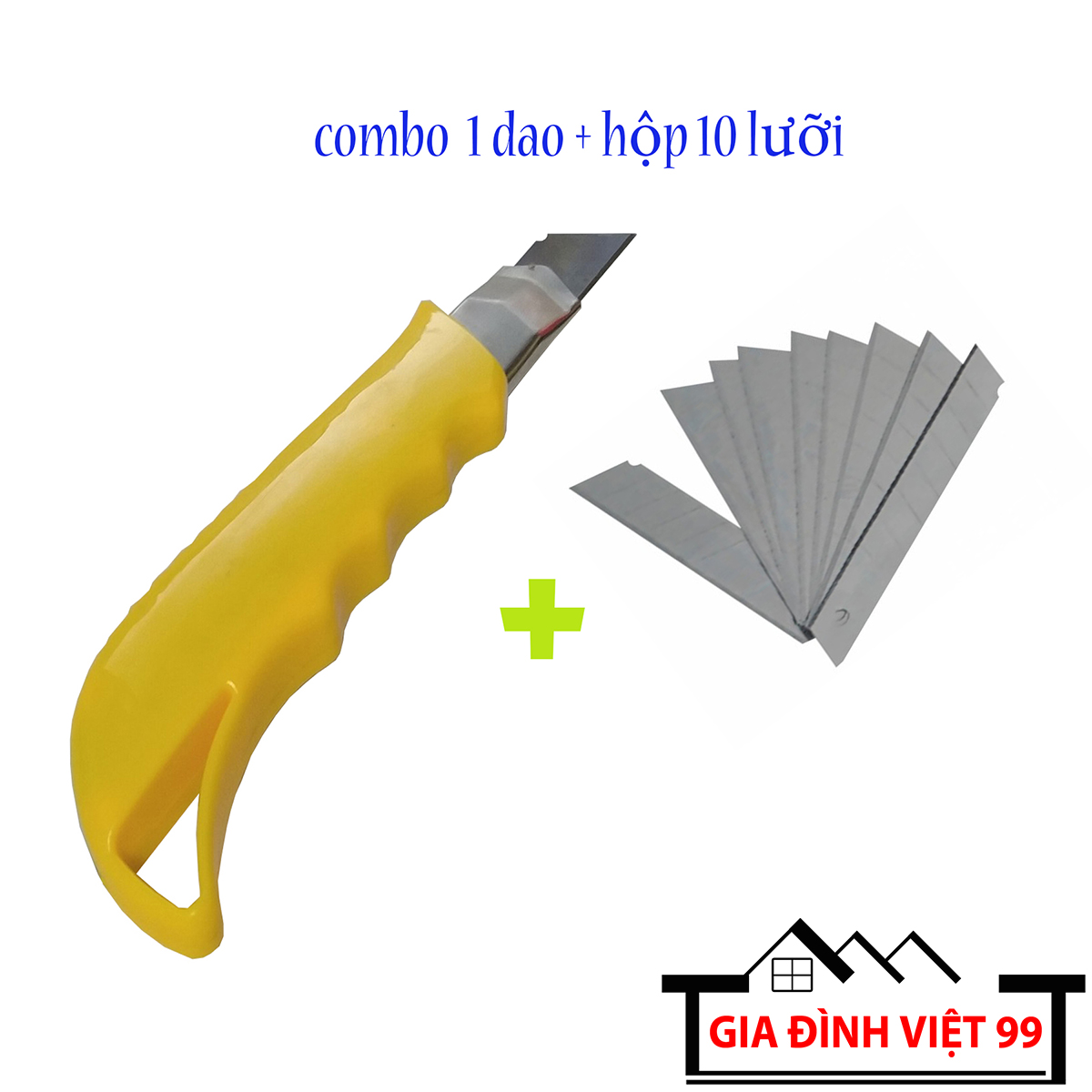 Dao dọc giất cỡ lớn ( tặng kèm 10 lưỡi dao )