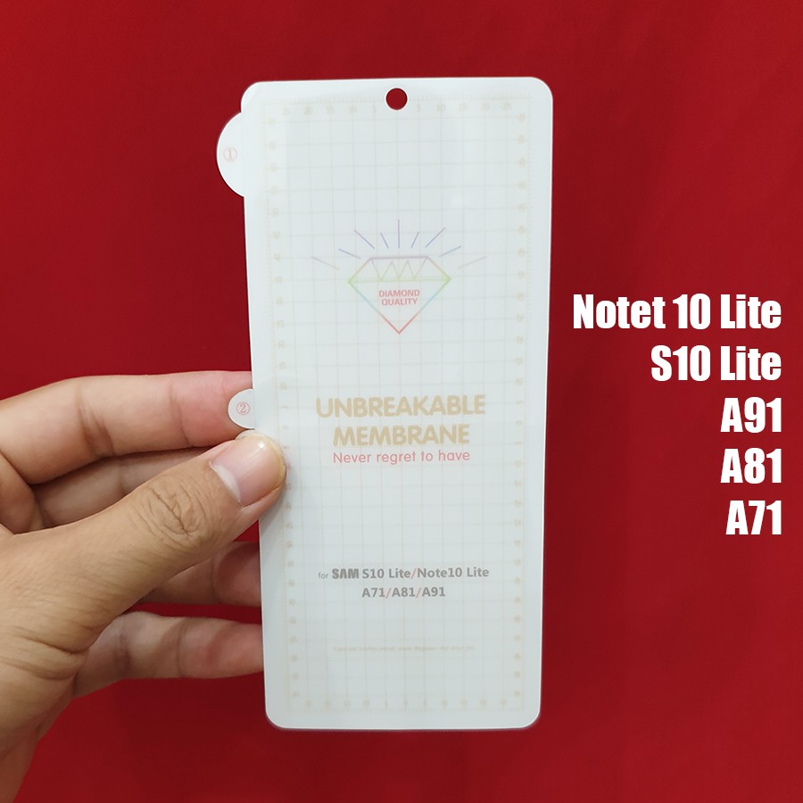 Miếng dán ppf chống xước galaxy a71 / note 10 lite / s10 lite / a91