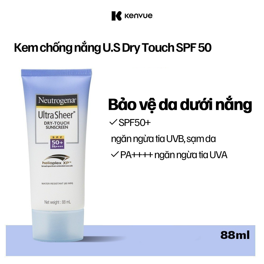 Kem chống nắng Neutrogena U.S Dry Touch SPF 50 88ml