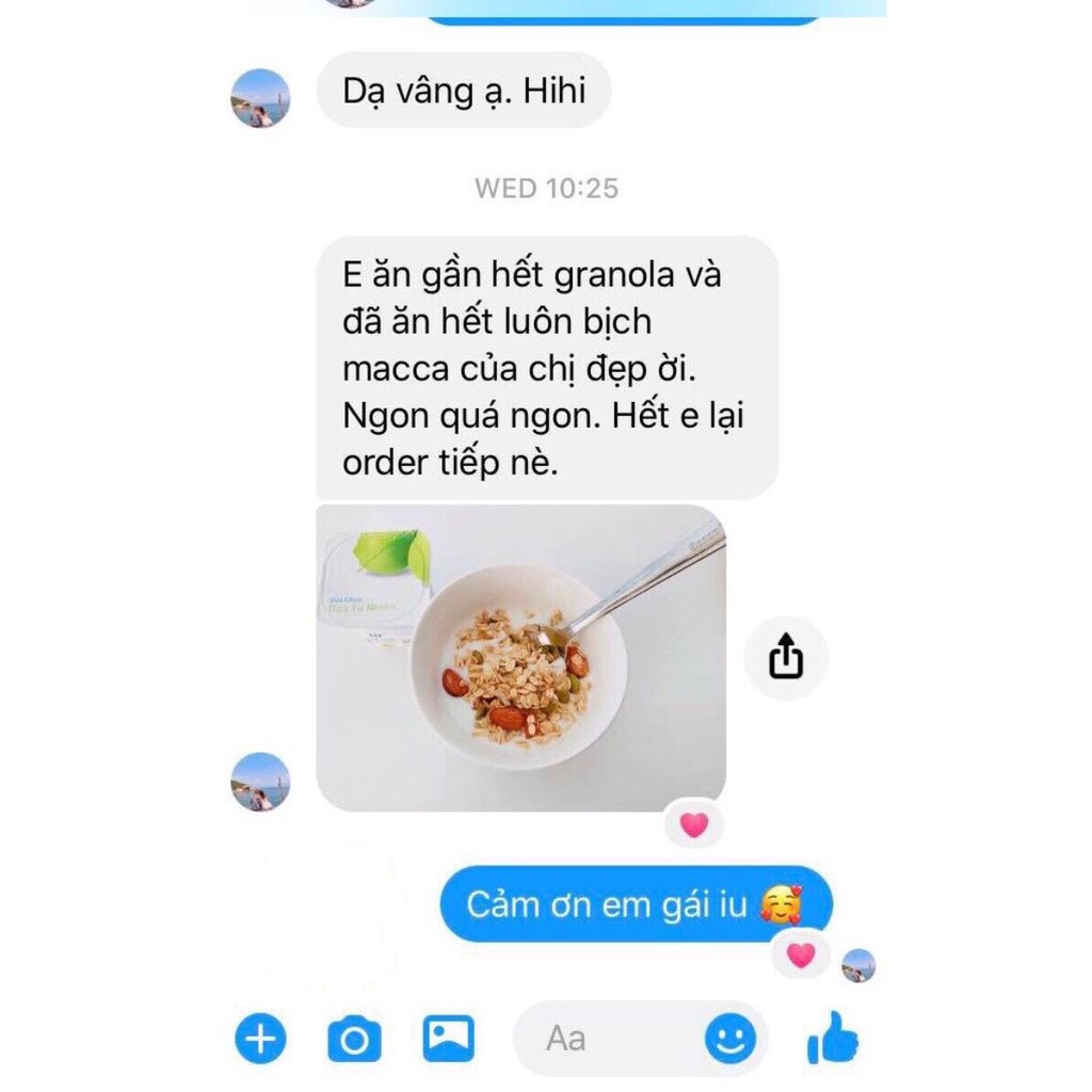 Ngũ cốc granola giảm cân 100- tự nhiên