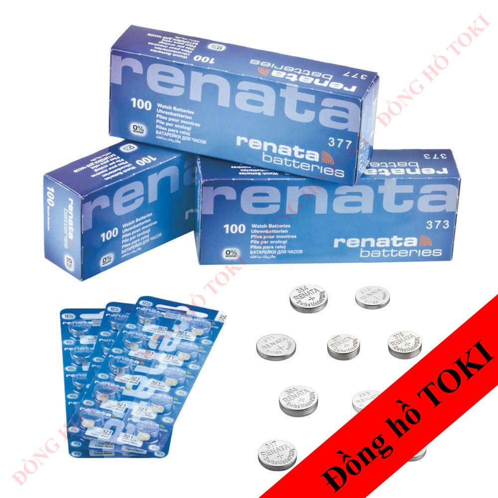 Pin đồng hồ renata thụy sỹ vỉ 1 viên các mã thông dụng