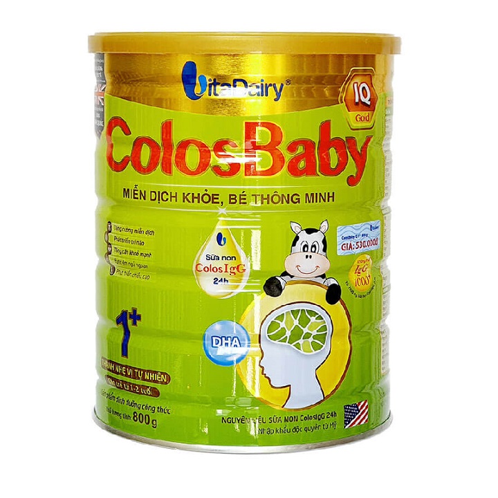 Sữa Colosbaby IQ gold 1+ 800g