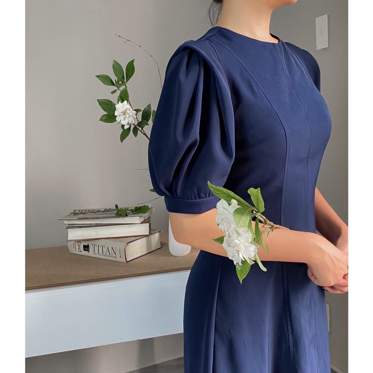 Đầm dáng dài 8 mảnh