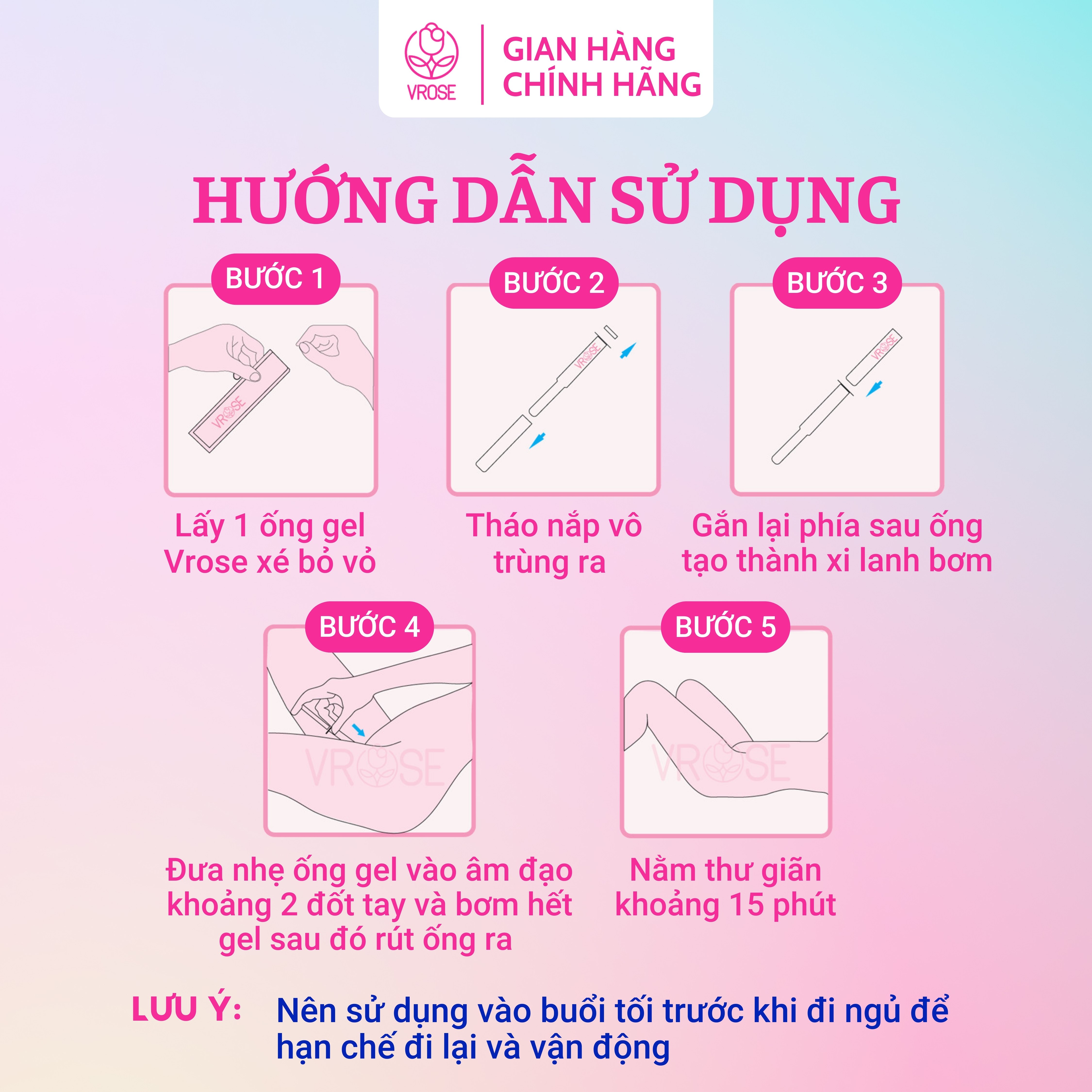 Combo sạch thơm nồng nàn vùng kín Vrose