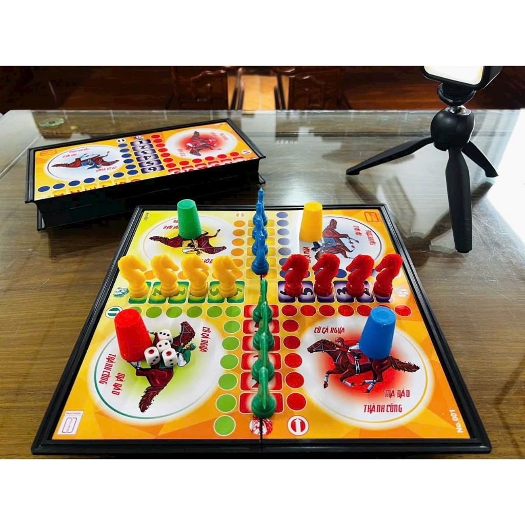 Bộ Cờ Cá Ngựa Có Nam Châm Chuẩn Quốc Tế ( Kích Thước 28cm X 28cm )