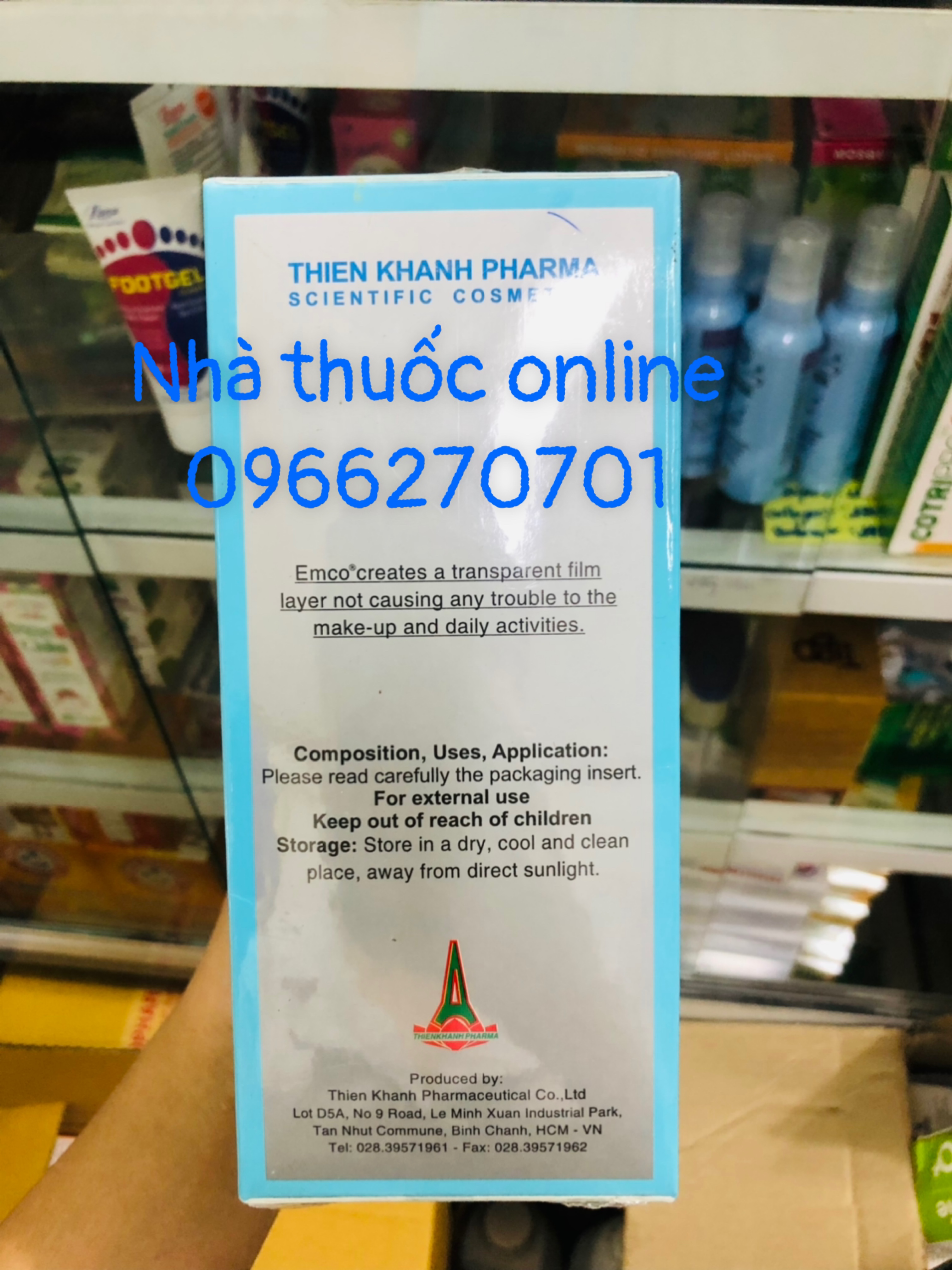 Emco Lăn Chăm Sóc Thâm Quầng Mắt.Tuýp 15 g (Date mới)