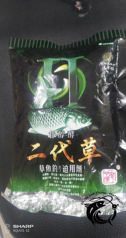 Mồi câu Trắm xanh chuyên Trắm, chép 2 trong 1 cực nhạy