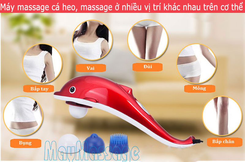 Máy massage cầm tay hình cá heo (Loại to)