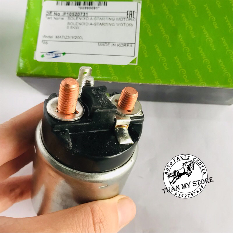 Rơ le đề Matiz-Spark-Gentra (3 lỗ vít)