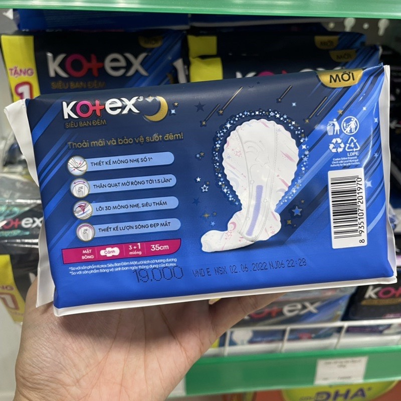 (Bibistore) Băng vệ sinh Kotex Đủ Loại (Hoả Tốc HCM)