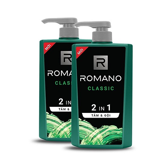 [HCM]Romano - Tắm gội 2 trong 1 Classic 650 gr