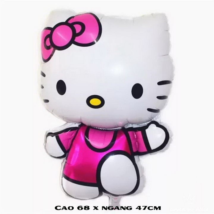 Bong bóng kiếng Hello Kitty lớn trang trí tiệc sinh nhật