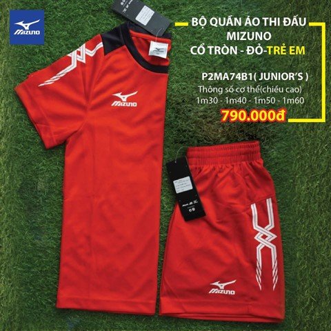 ÁO THUN THỂ THAO TRẺ EM MIZUNO