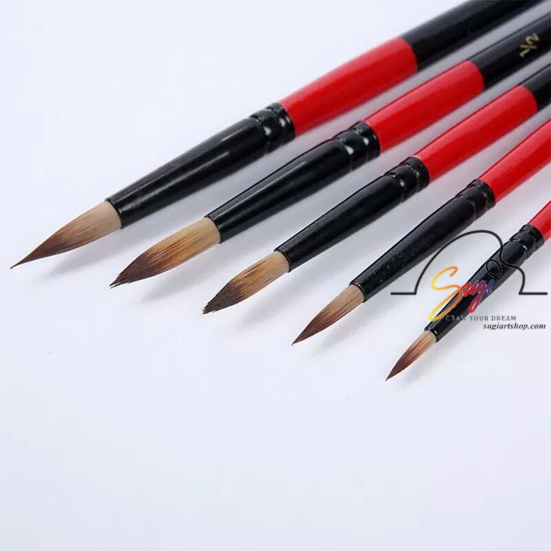 [SUGI ART SHOP] Bộ cọ đầu tròn Keep smiling 6324