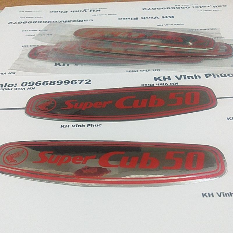 Tem cúp 50 ( 2 mảnh) _màu đỏ