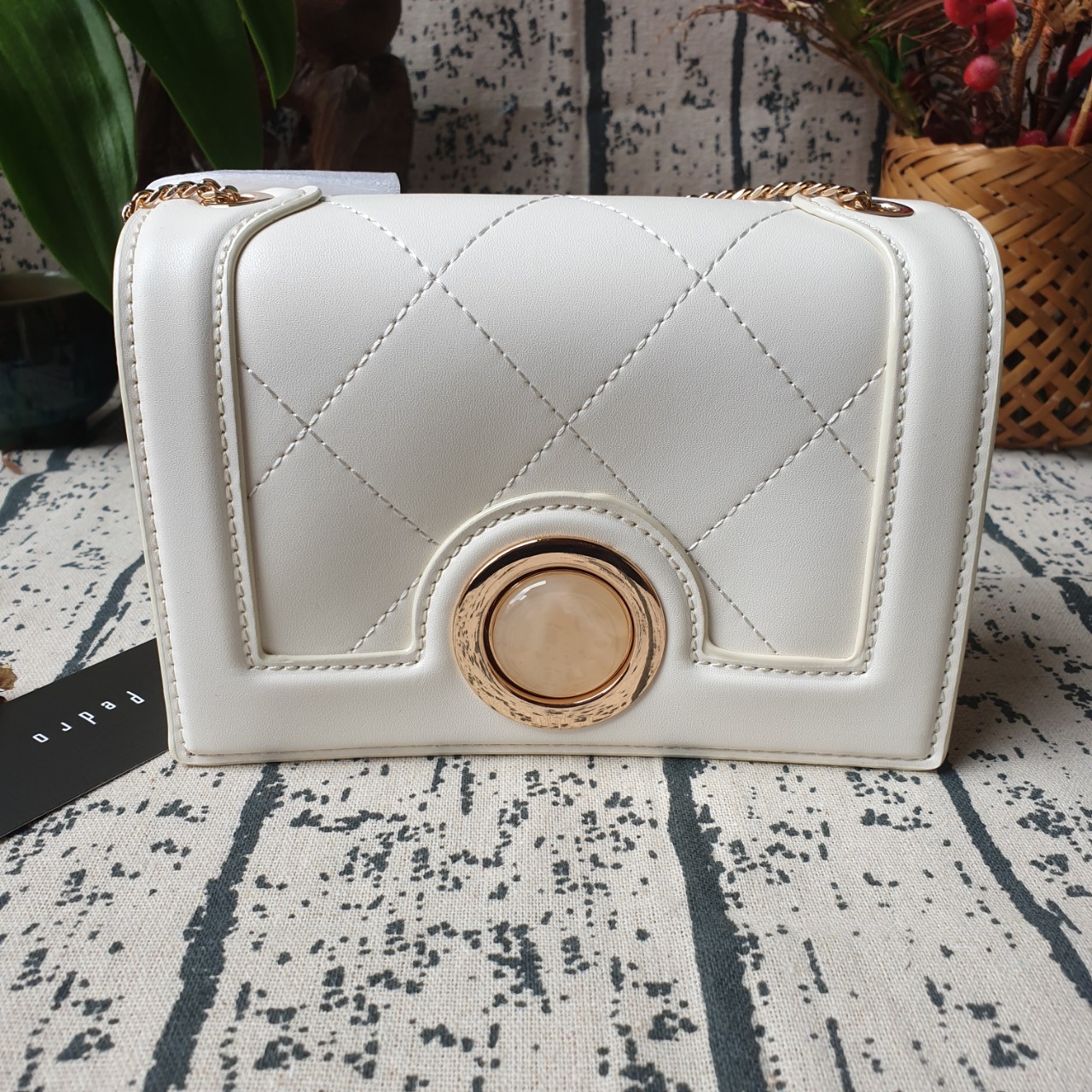 Túi xách mắt ngọc mini  full box tag PW2-76390044