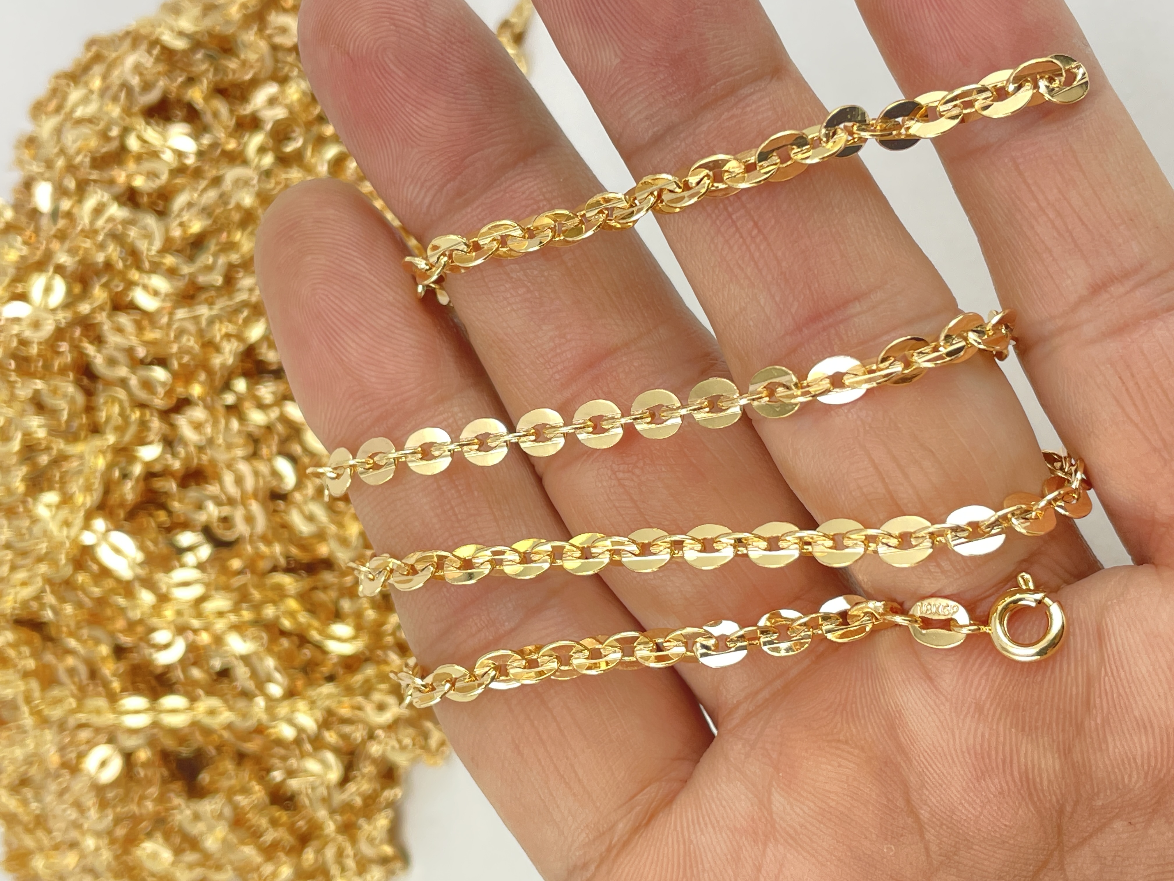 Dây chuyền nữ mạ vàng 18k cao cấp - dc201l55