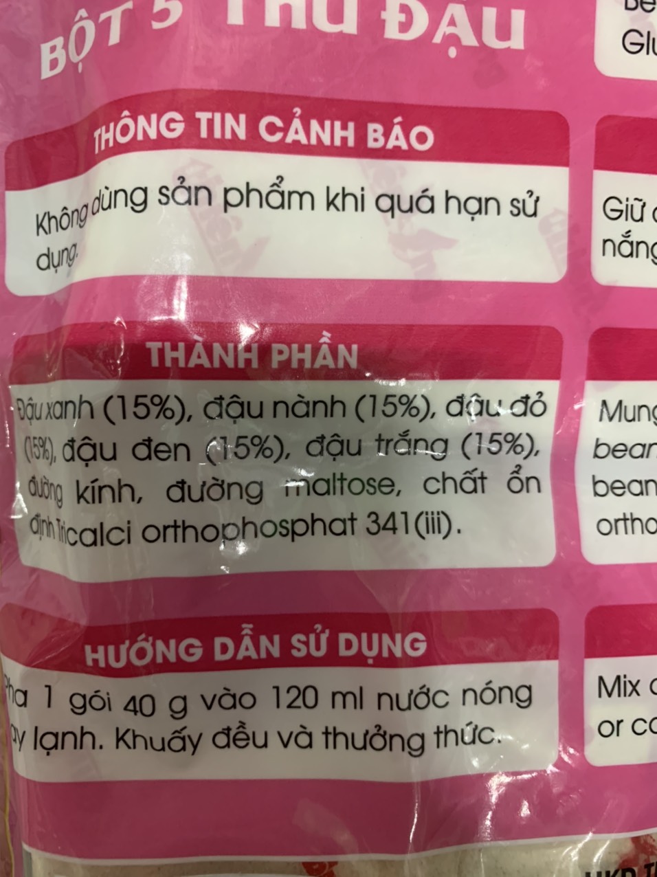 Bột 5 thứ đậu