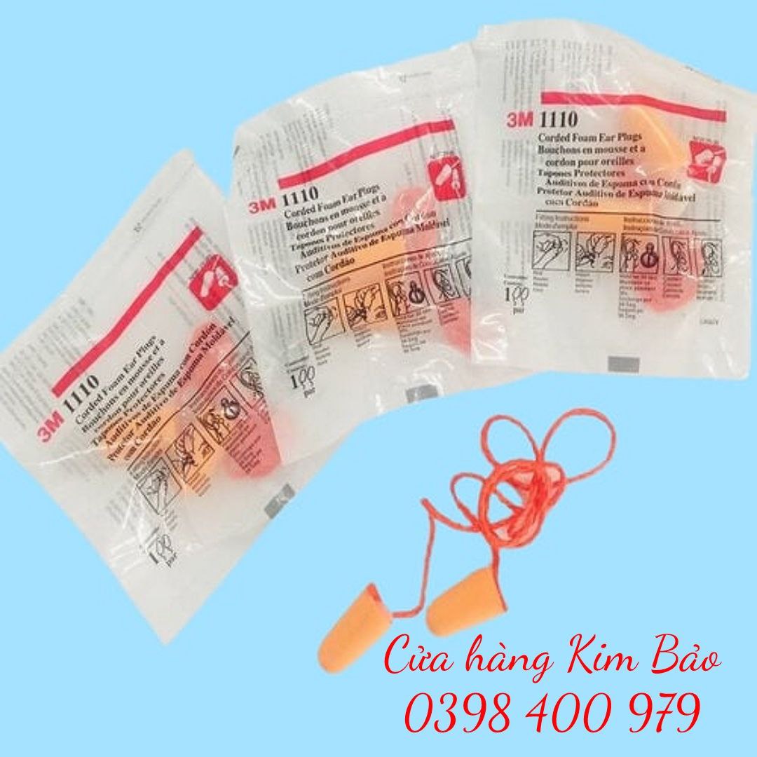 Combo 10 nút bịt tai chống ồn 3M 1110