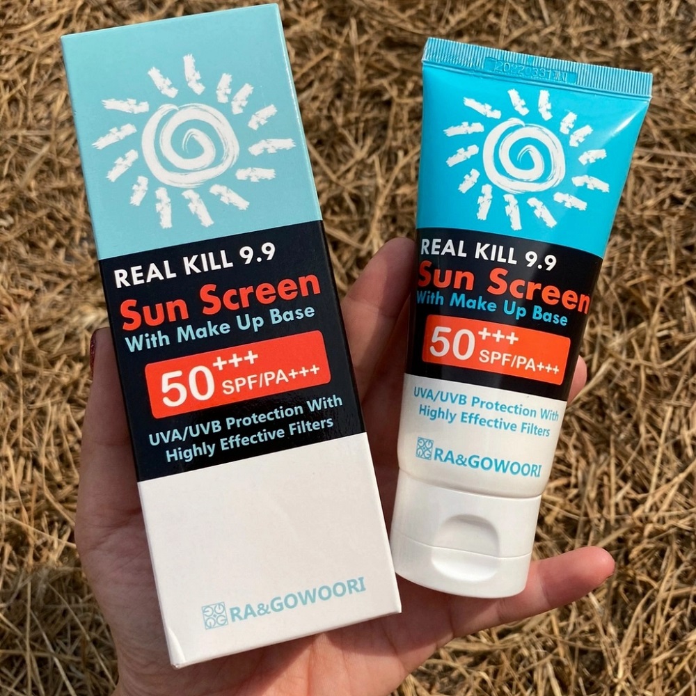 Kem Chống Nắng Ra&Gowoori Real Kill 9.9 Sun Screen With Make Up Base SPF50+ 80ml