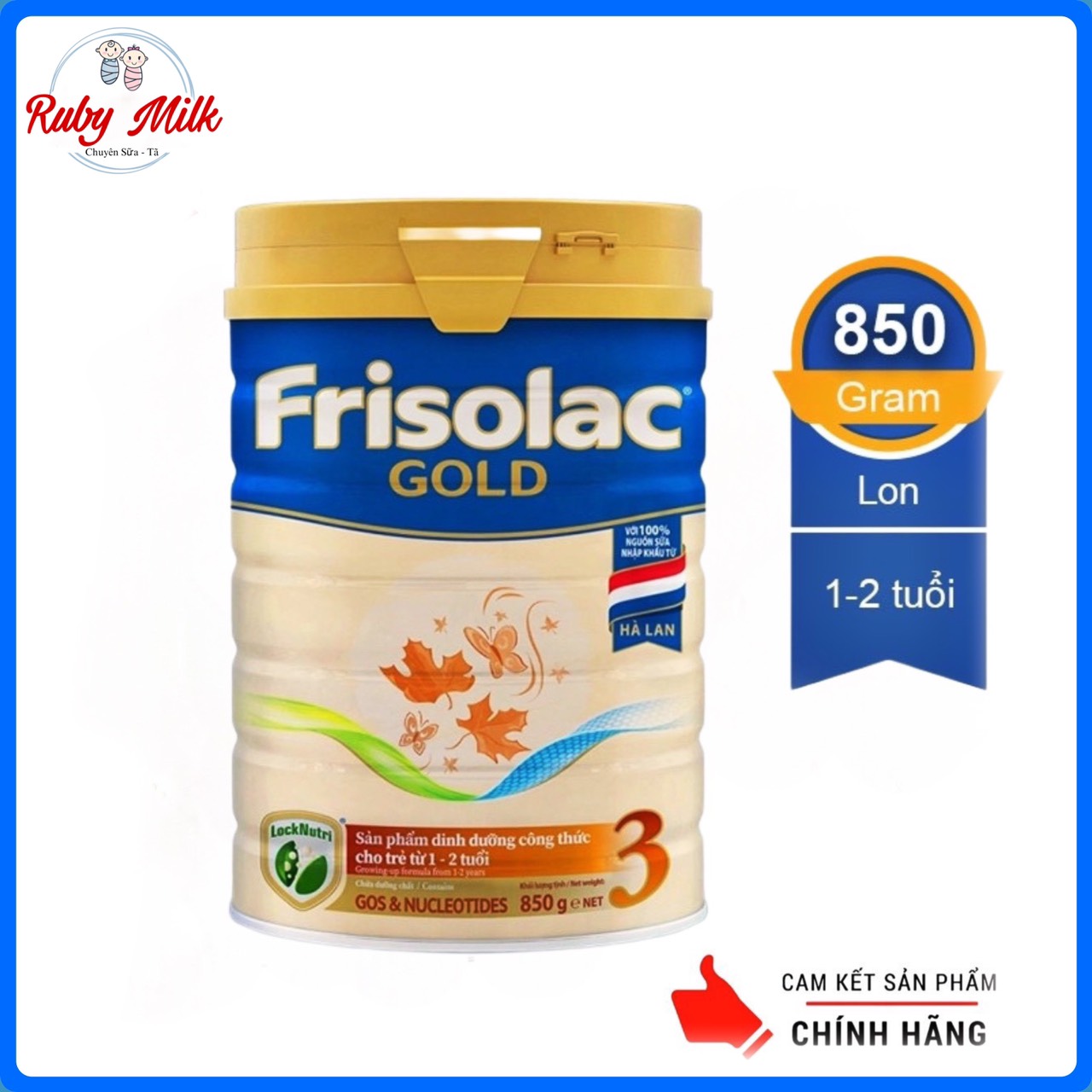 Sữa bột friso gold 3 lon 850g