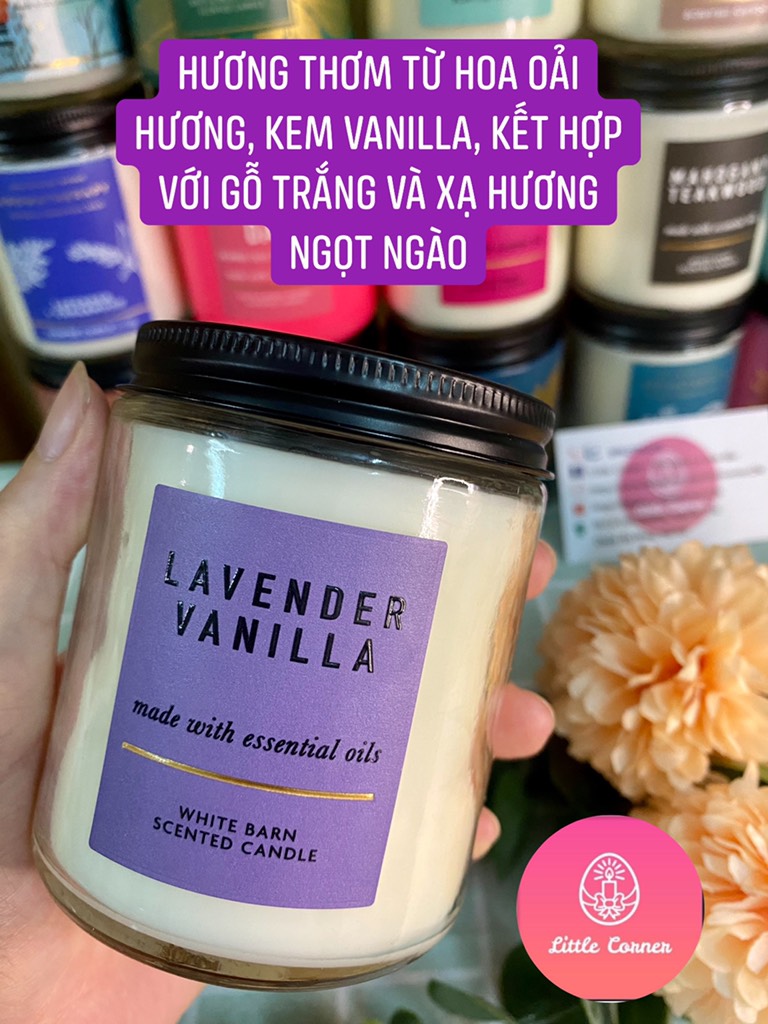 Nến thơm 1 bấc 198g BATH AND BODY WORKS - White Barn Basic