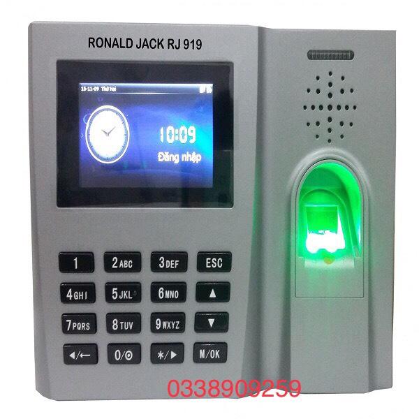 MÁY CHẤM CÔNG VÂN TAY + THẺ CẢM ỨNG RONALD JACK RJ919
