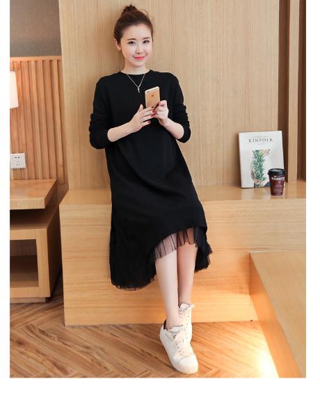 Đầm bầu công sở có dây kéo cho con ti