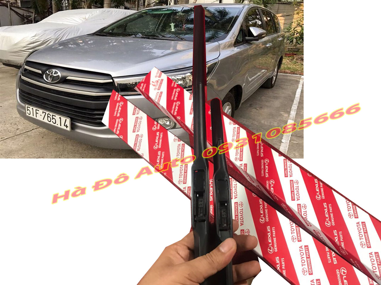 Bộ chổi gạt mưa theo xe toyota innova 2016, 2017, 2018, 2019, 2020 - chổi gạt mưa innova