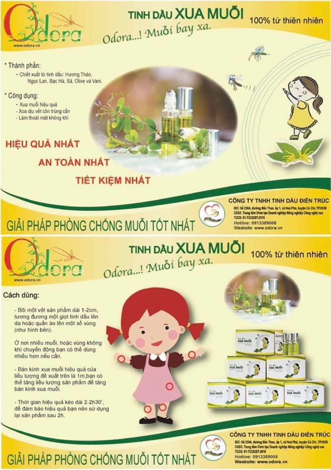 Tinh dầu xua muỗi ODORA