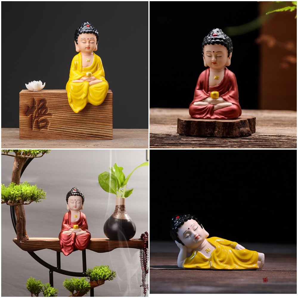 [HCM]Tượng phật thích ca gốm sứ Decor