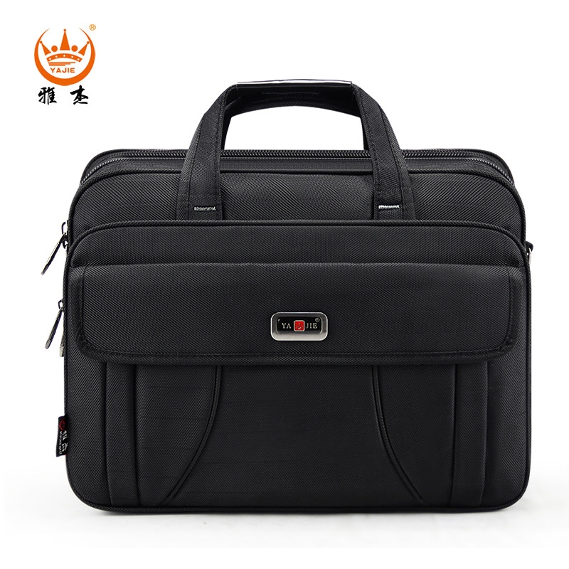 ☎2022 new Ya jie Oxford briefcase man package high-capacity business cross laptop bag to work on a business trip the stylish