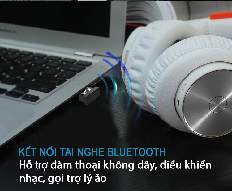 USB Bluetooth 5.0 cho PC -USB Bluetooth Máy tính kết nối 20m V5.0