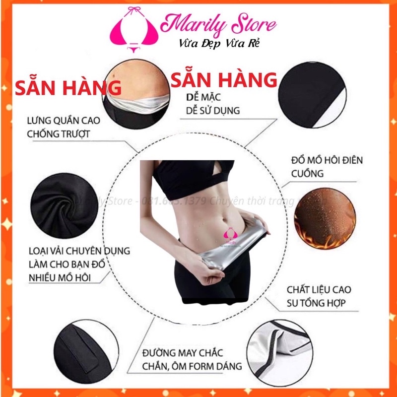 QUẦN ĐÙI TẬP GYM GIẢM EO, GIẢM MỠ BỤNG SIÊU TỐC