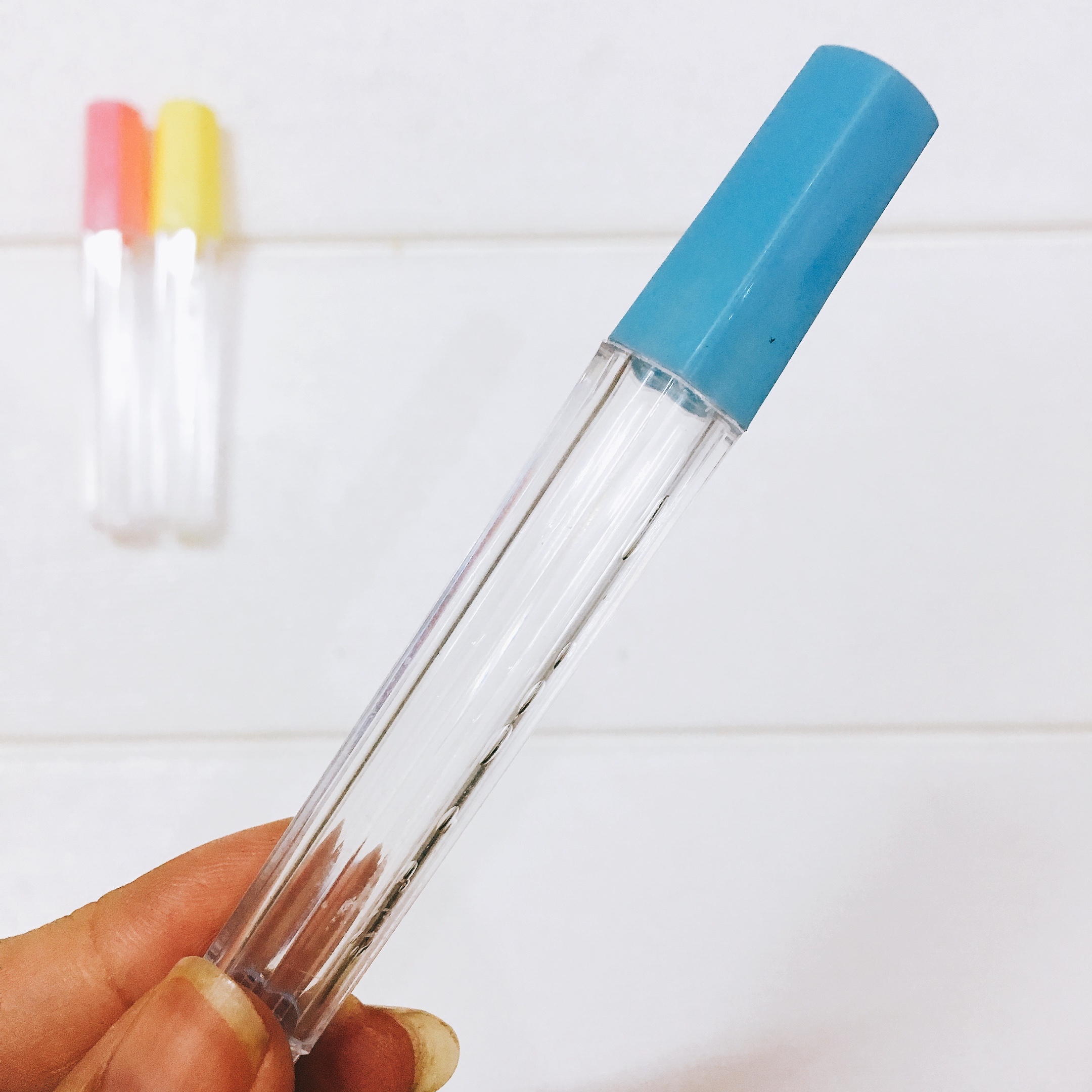 Sewing needle storage