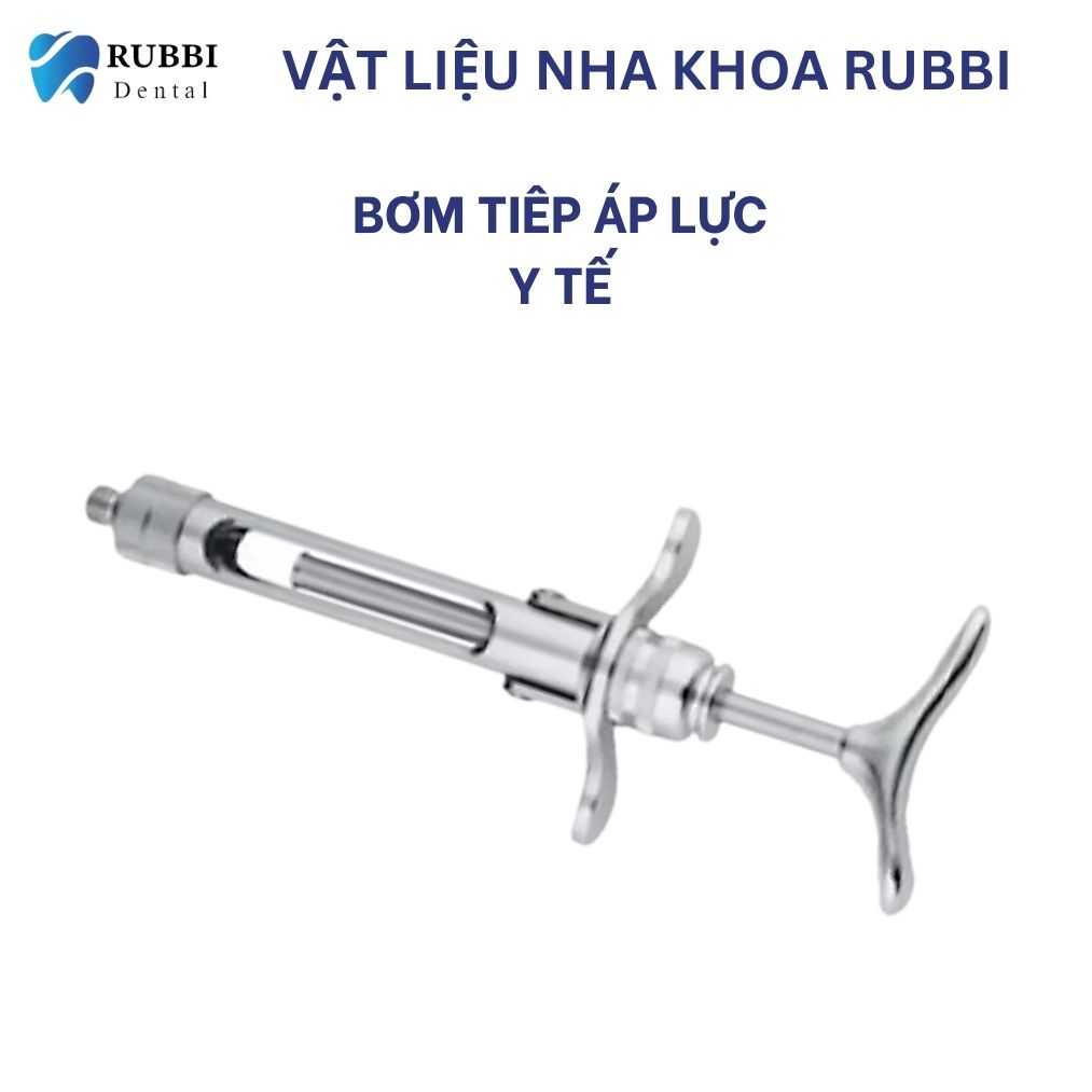 Bơm tiêm áp lực (tiêm tê) bơm tiêm y tế