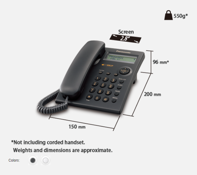 Điện Thoại Để Bàn PANASONIC KX-TSC11