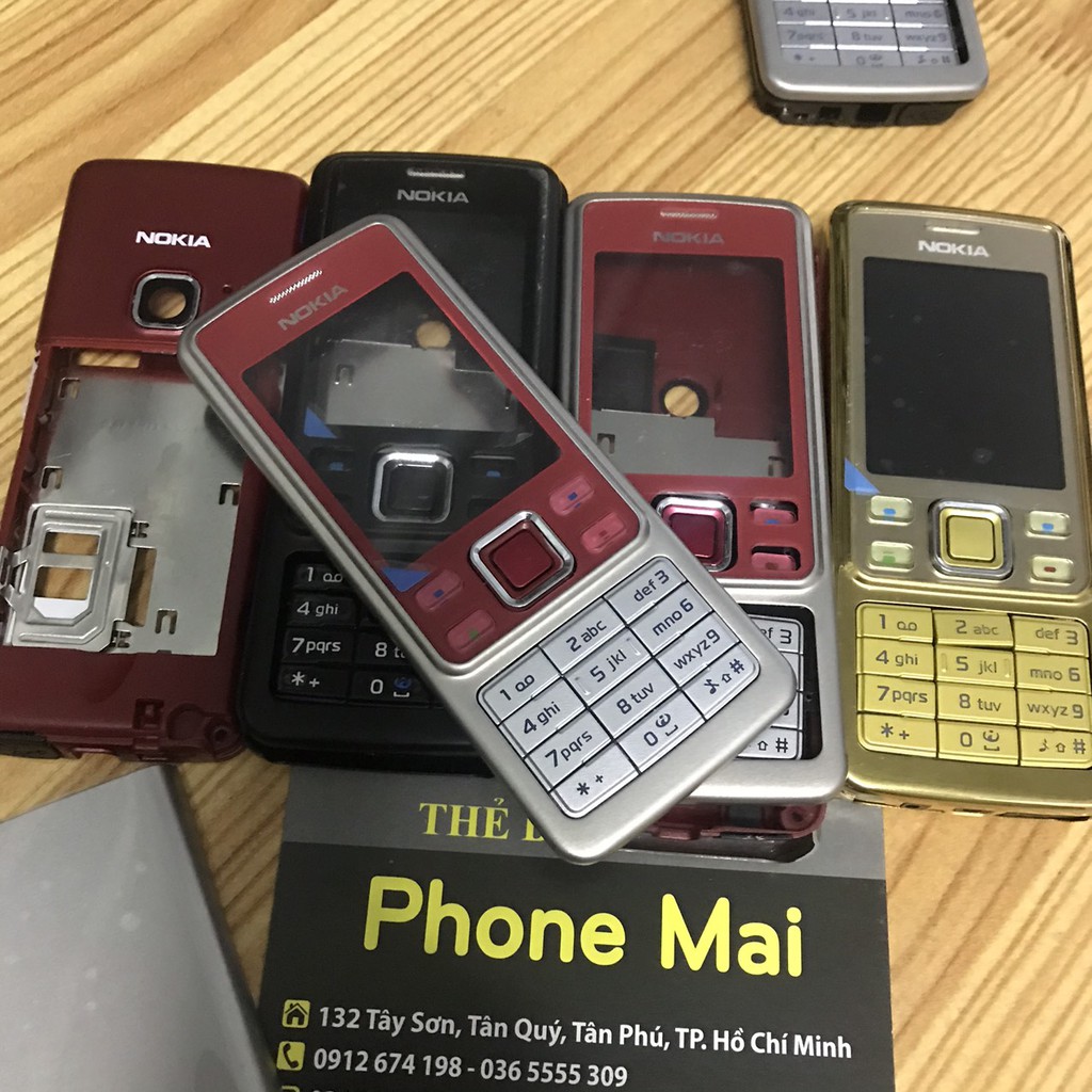 Vỏ sườn Nokia 6300 + tặng phím zin đẹp