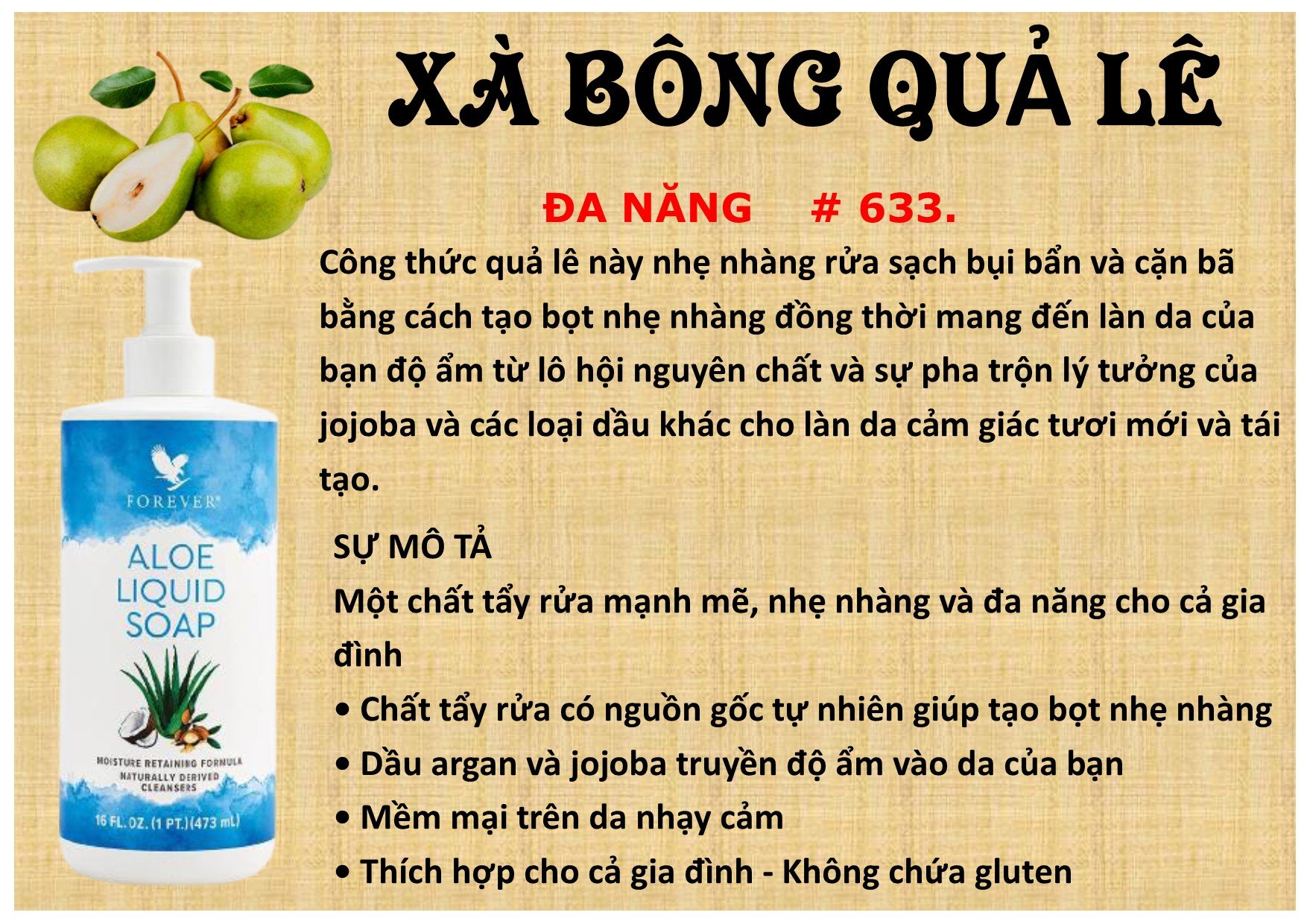 Bình Sữa Rửa Mặt Và Tay Aloe Liquid Soap 633 Flp