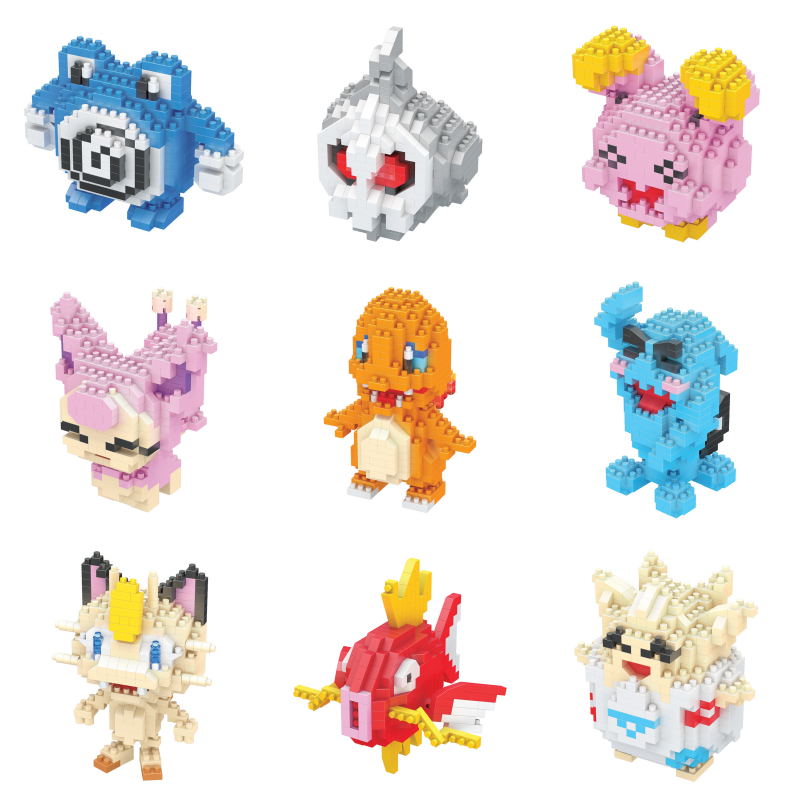 Đồ Chơi Lắp Ráp Hình Pokemon Nhiều Mẫu