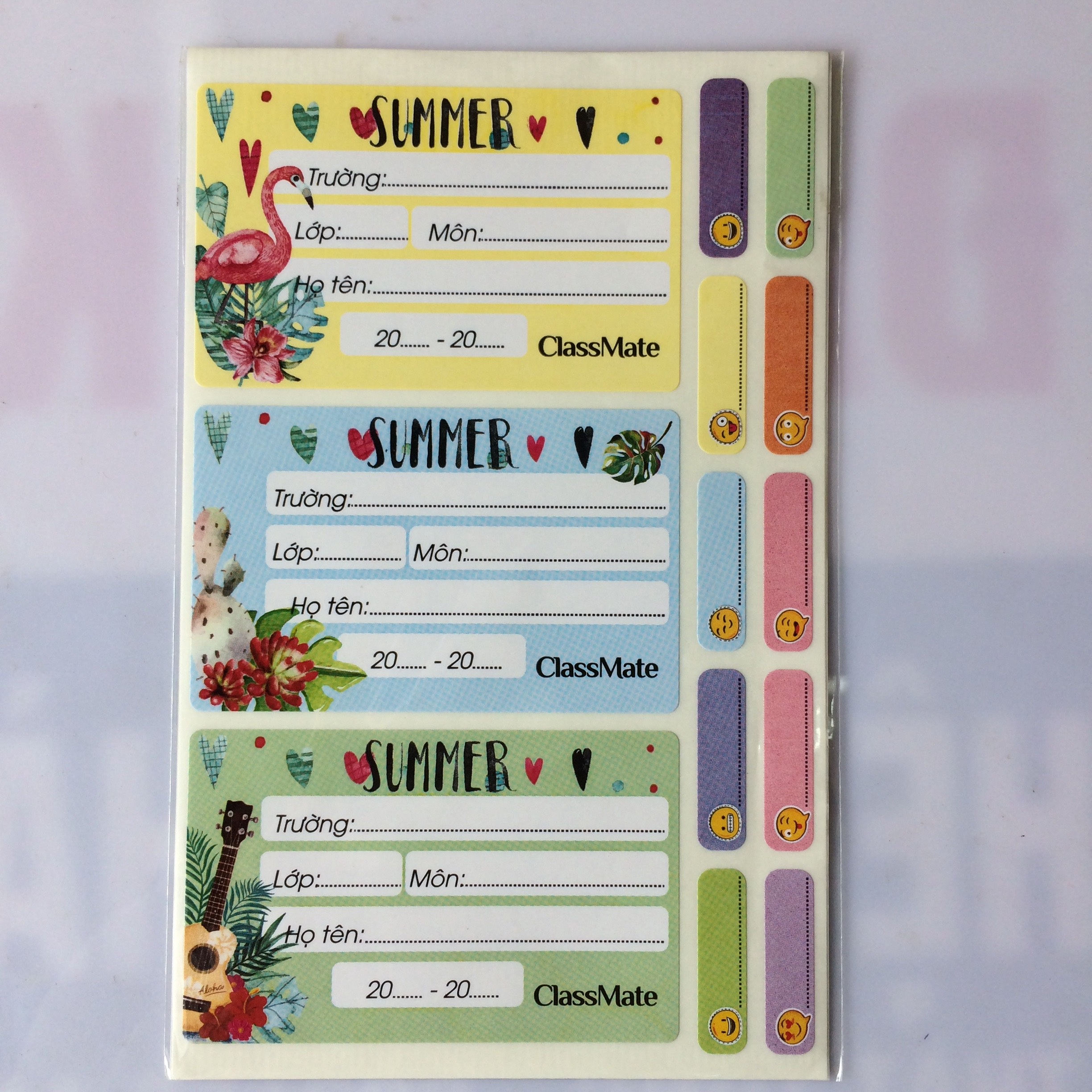 Nhãn vở Classmate Summer CL-NT218 ( 2 Tập)