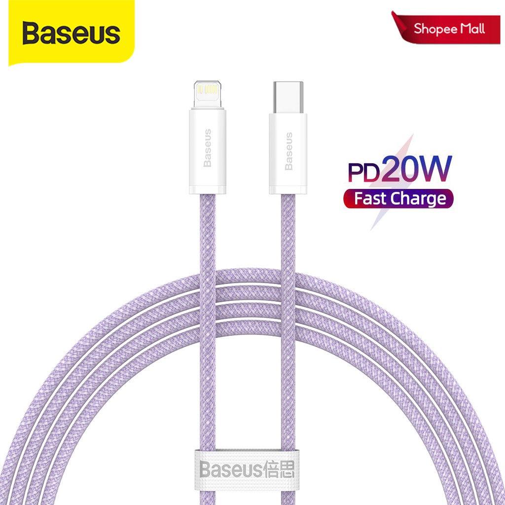 Cáp sạc nhanh siêu bền C to Lightning Baseus Dynamic Series FAST CHARGING DATA CABLE 20W 1M