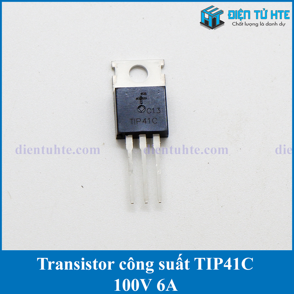 Combo 4 con Transistor công suất NPN TIP41C 100V 6A TO-220