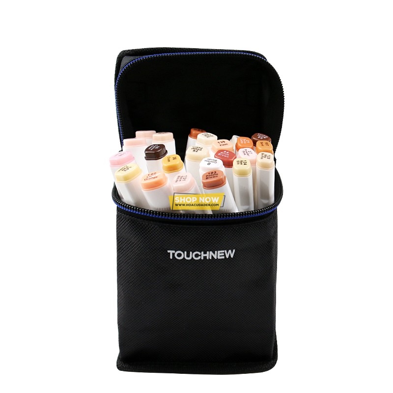 ✎◈  [DA ĐEN] Bộ 24 Màu Marker TouchNew - Set Da
