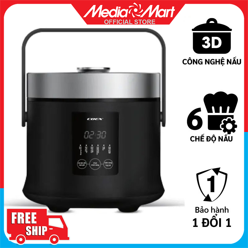 Nồi cơm điện tử 0,8L Coex CR-3413