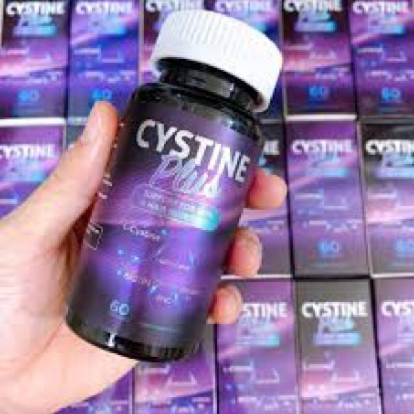 [HCM]Cystine Plus-Viên uống giảm mụn ngăn rụng tóc và giảm sắc tố Supplement Fact Cystine Plus